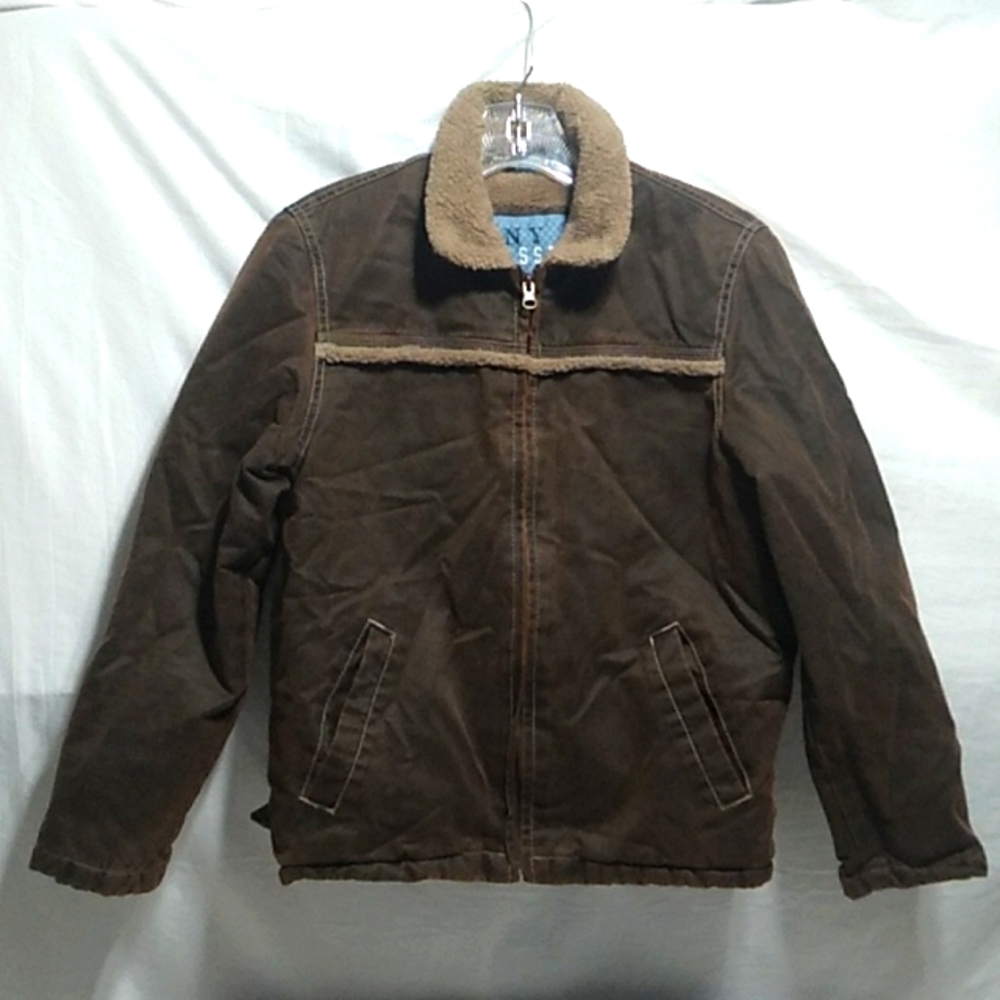 SALE! NY Classics Sherpa Lined Youth Full Zip Jacket Sz.M Like New (A-79)